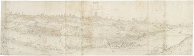 Panoramic View of Segovia from the East by Anthonis van den Wyngaerde